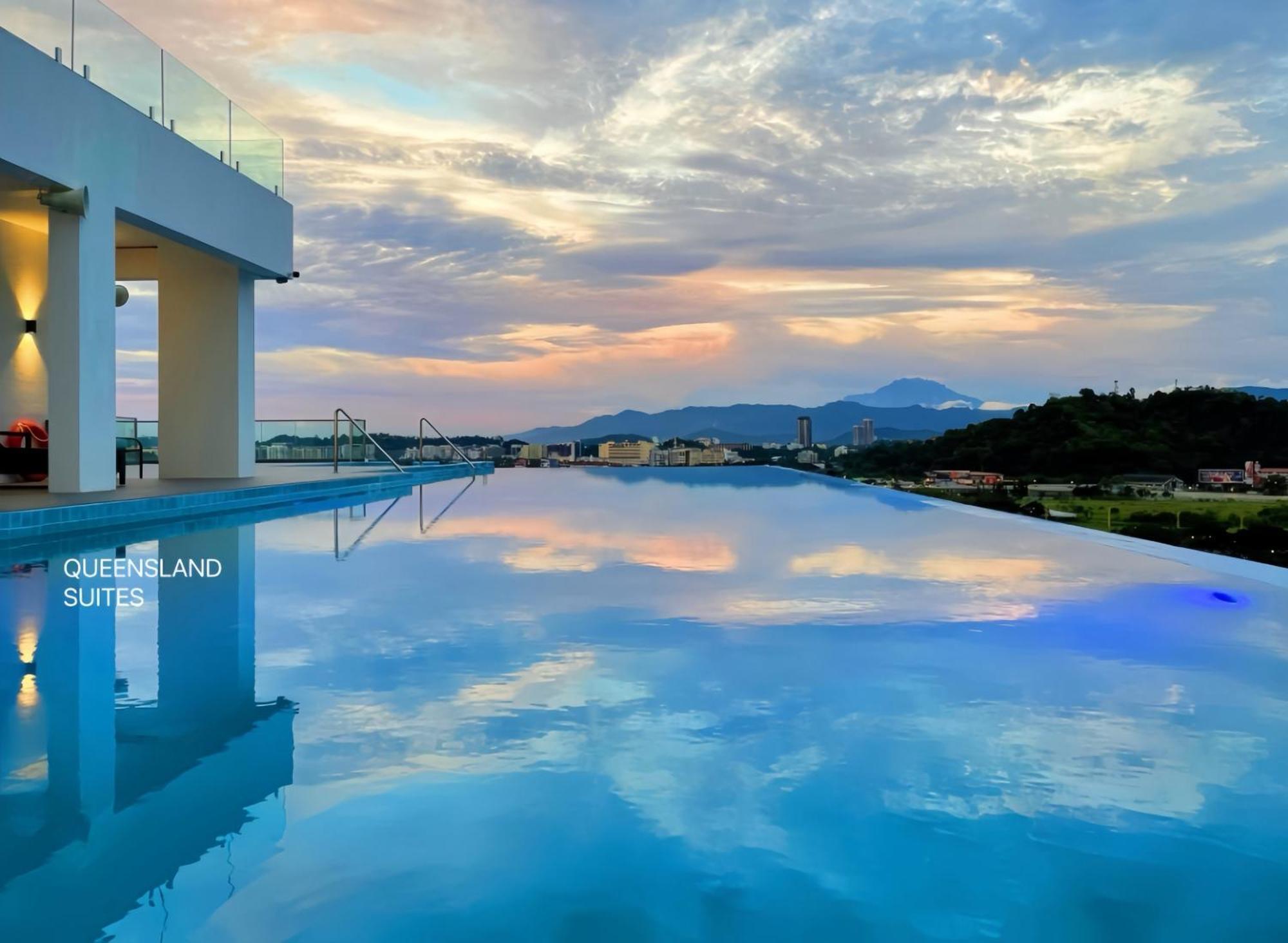 Queensland Suites At Aru Suites, Kota Kinabalu Kültér fotó